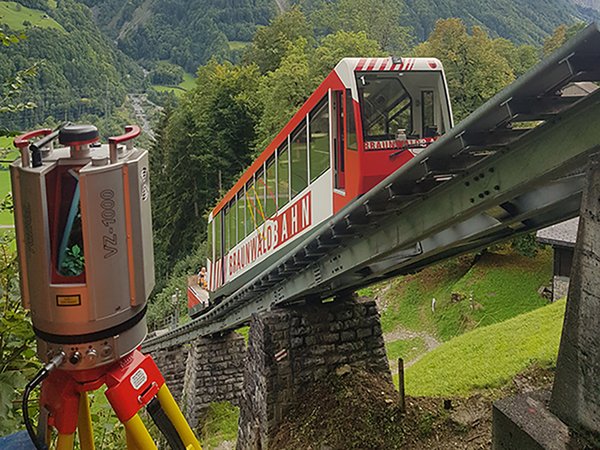 Brückenuntersichten sowie Pfeiler wurden mittels 3D Laserscanning aufgenommen