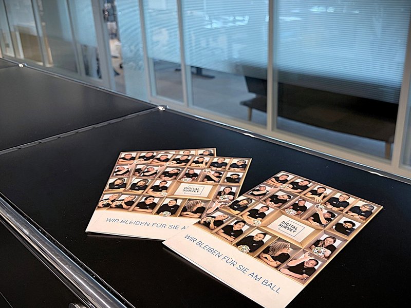 Die digital survey AG bleibt für Sie am Ball