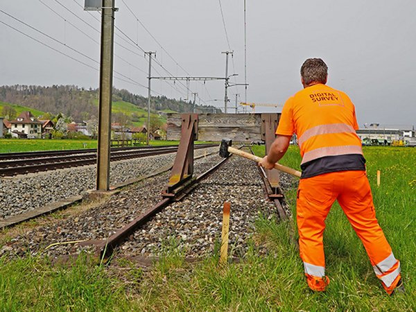 Im Einsatz in Oberburg/ digital survey AG