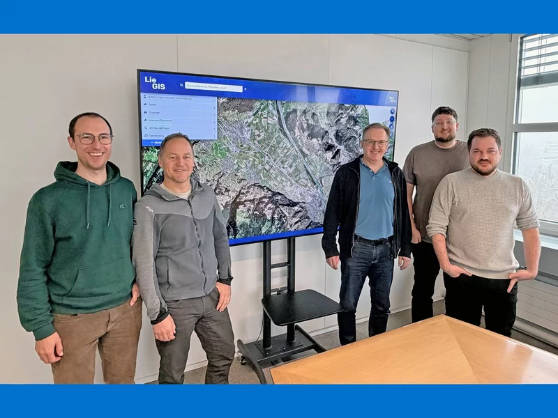 Neues Geoportal für die Gemeinden Liechtensteins