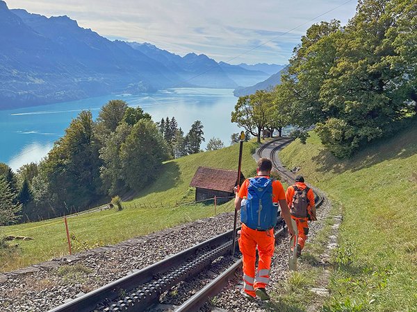 Vermessung der Brienz Rothorn Bahn Vermessung der Brienz Rothorn Bahn