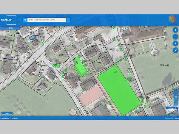 blueMAP Übersichtskarte blueMAP Übersichtskarte