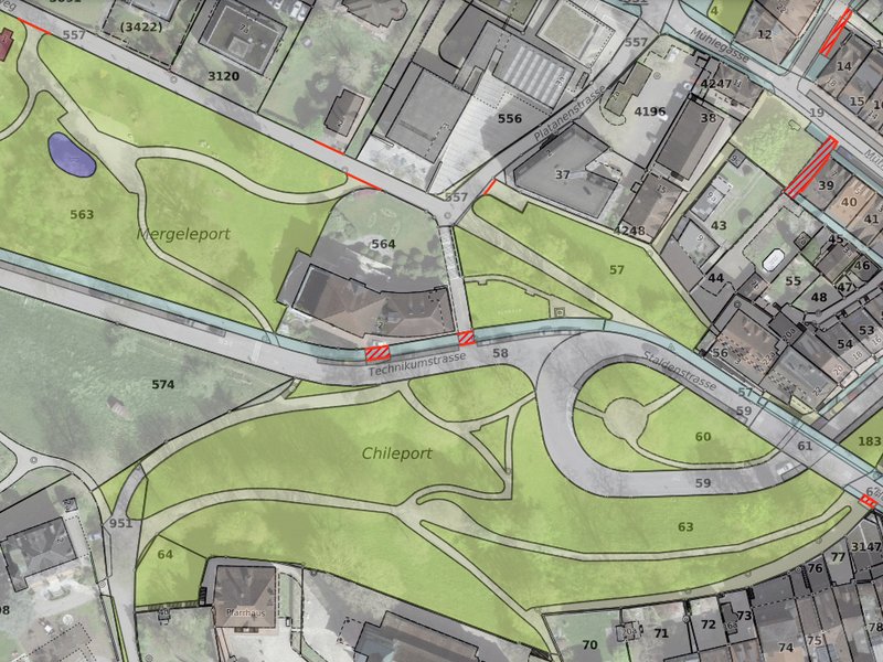 Digitalisierte Bodenbedeckung